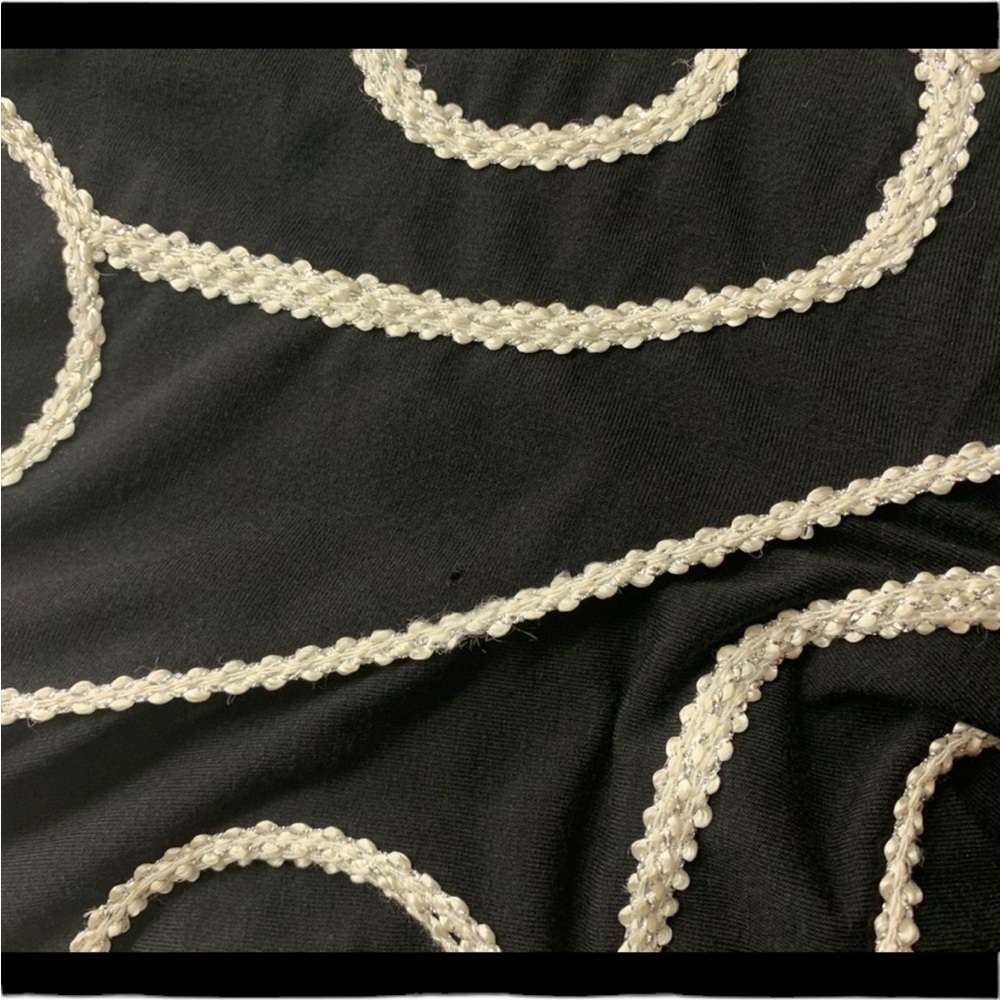 Lauren Michelle Deco Art Black White Embellished - Picture 8 of 8